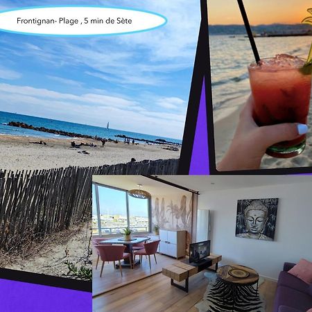 La Perle Bleue, 100 M De La Plage, Parking, Wifi Frontignan Buitenkant foto
